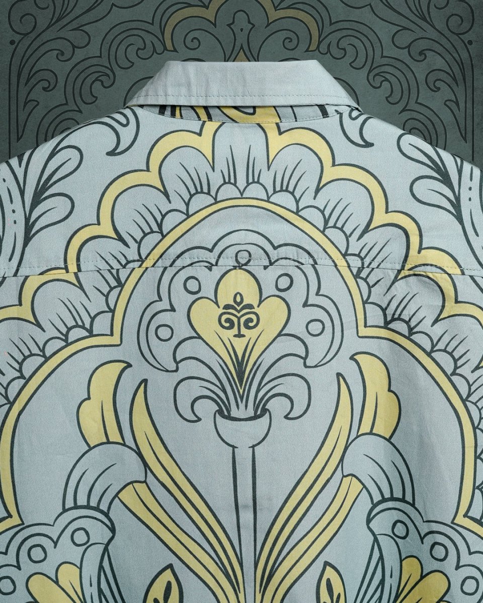 Grey Pattern - Men Shirt | Mydesignation