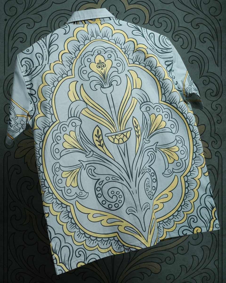 Grey Pattern - Men Shirt | Mydesignation