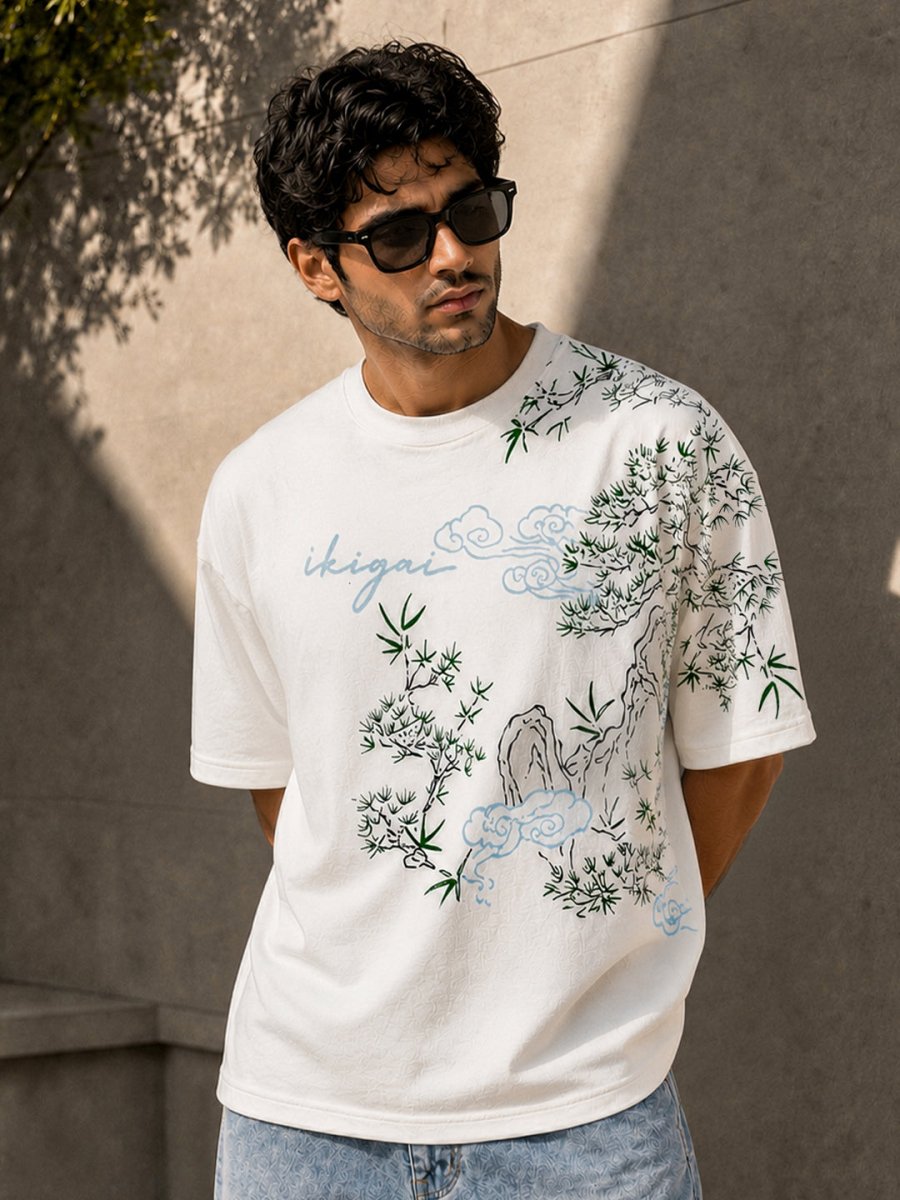 Ikigai Oversized Tshirt - Oversized T-shirt | MyDesignation