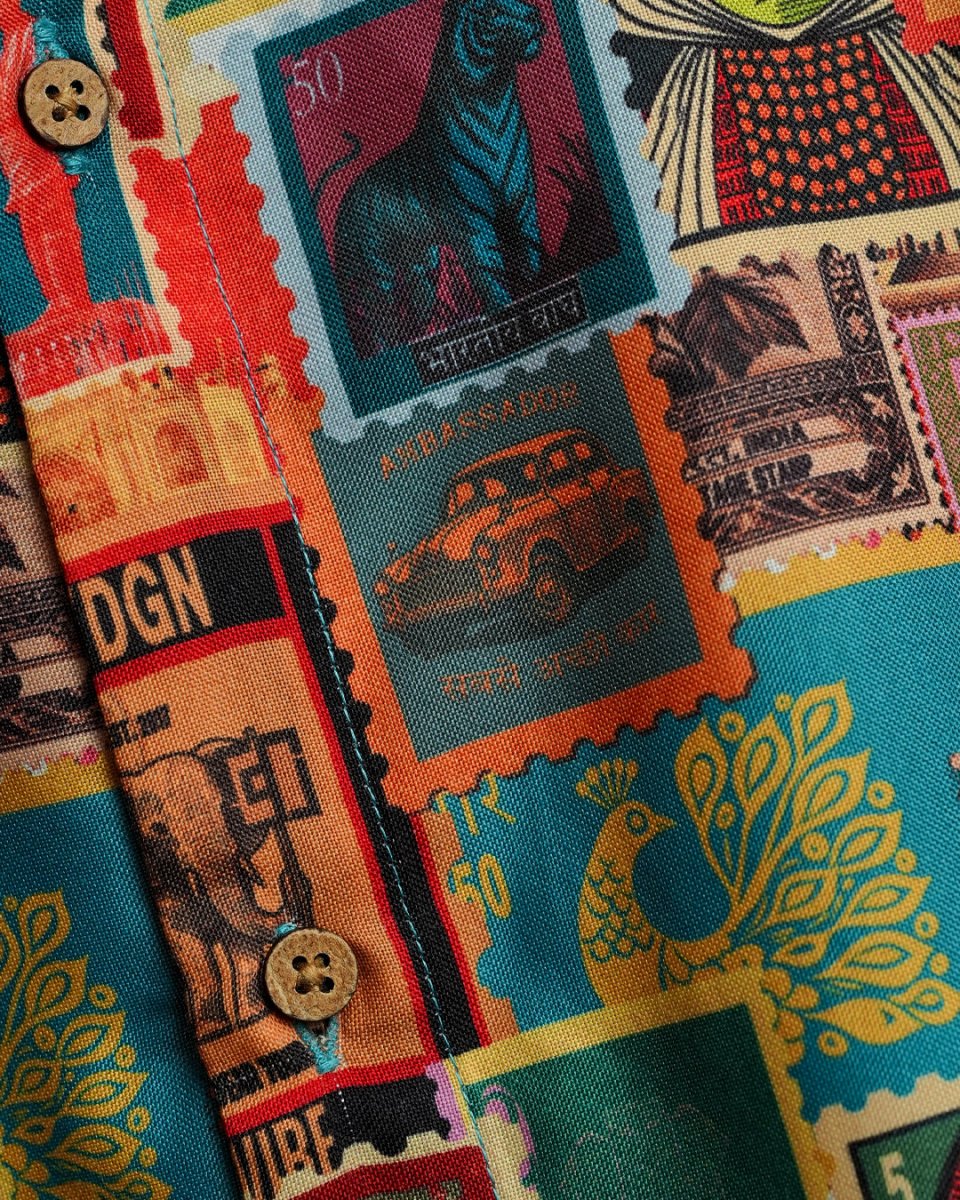 Indian Stamp - Men Shirt | Mydesignation