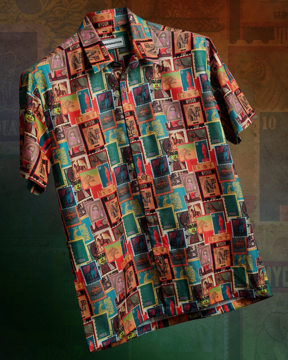 Indian Stamp - Men Shirt | Mydesignation