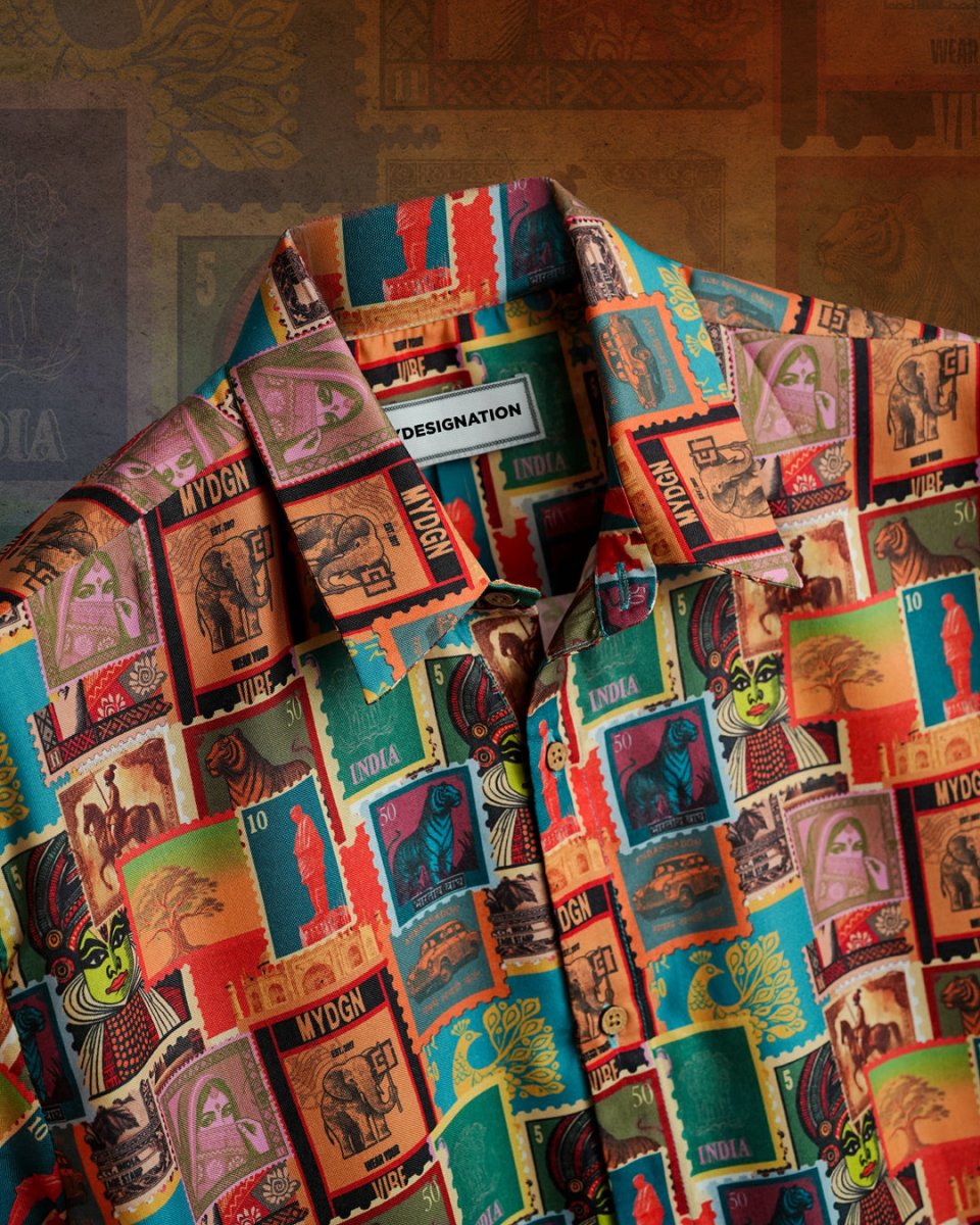 Indian Stamp - Men Shirt | Mydesignation