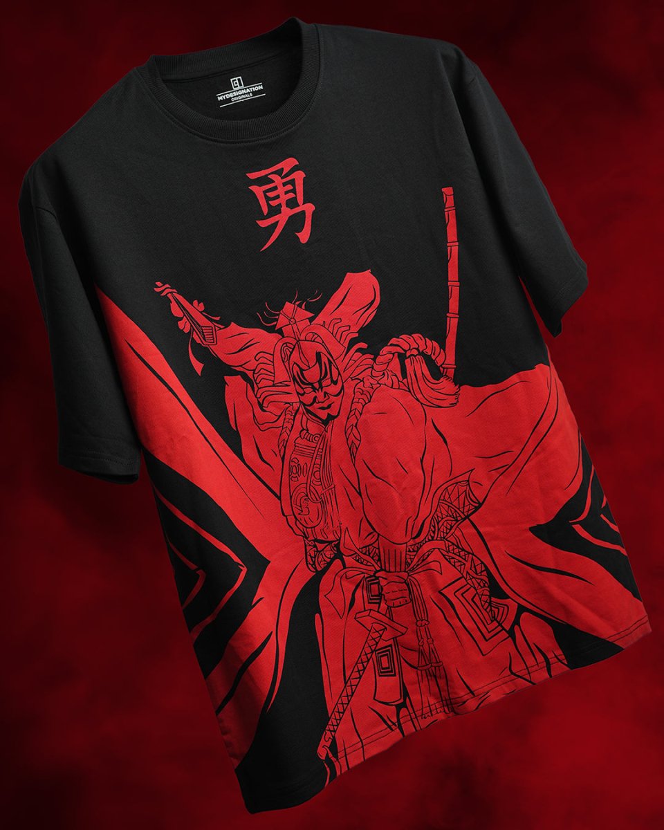 Kabuki - Women Oversized T-shirt | Mydesignation