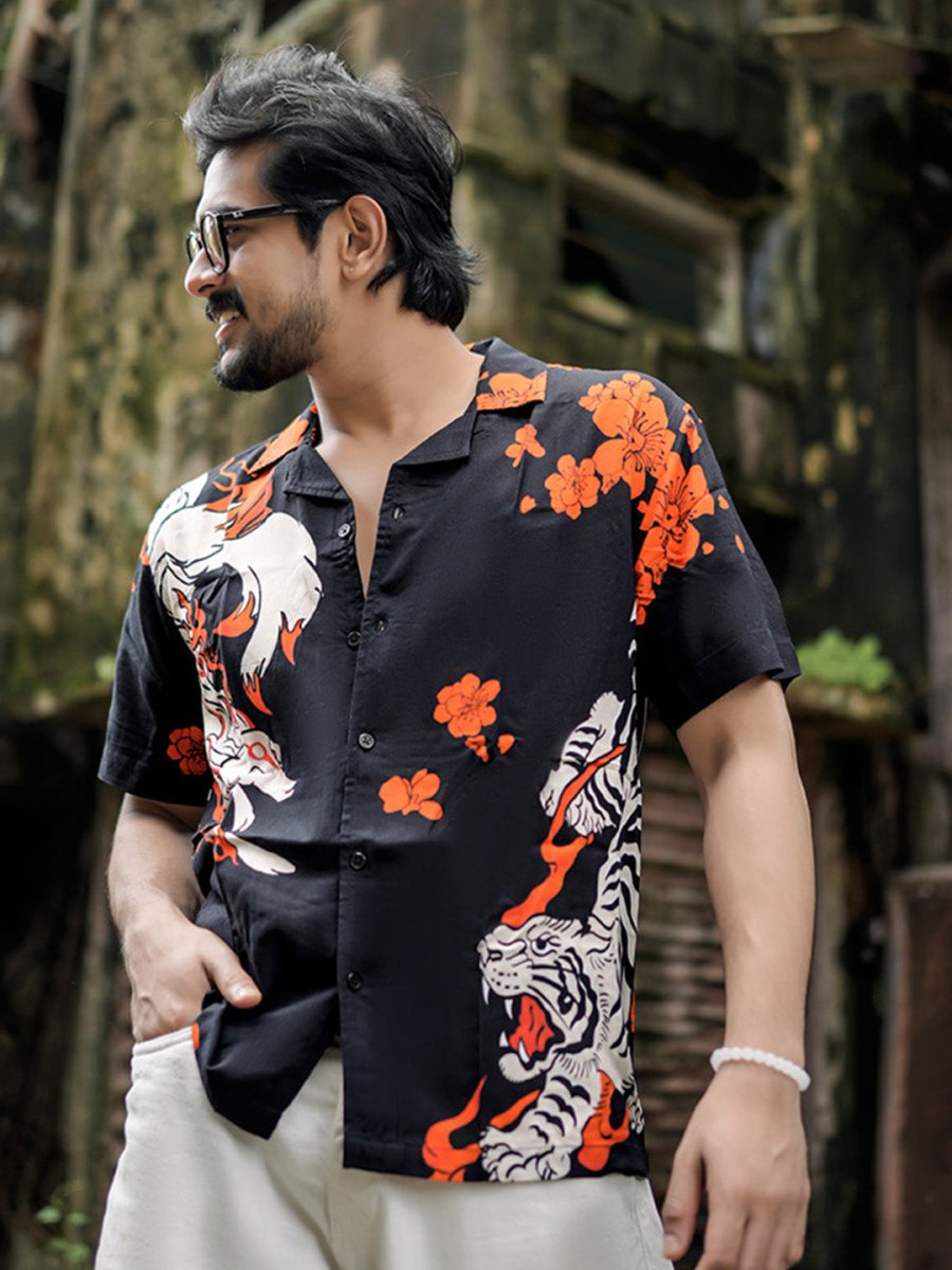 Kairo | Relaxed Fit | Premium Rayon Shirt - Men Shirt | Mydesignation