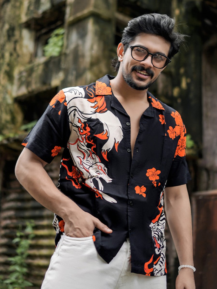 Kairo | Relaxed Fit | Premium Rayon Shirt - Men Shirt | Mydesignation