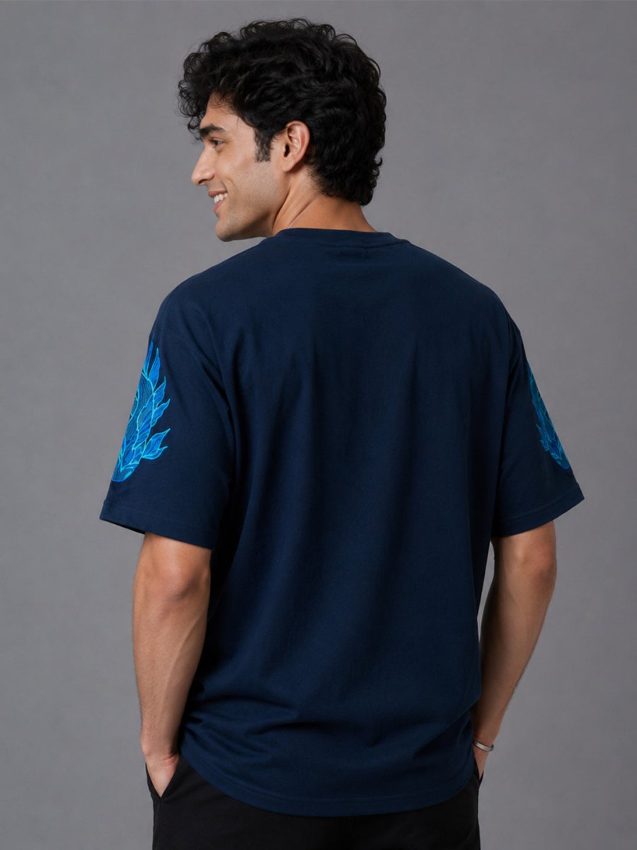 Koi Embroidered - Oversized T-shirt | MyDesignation
