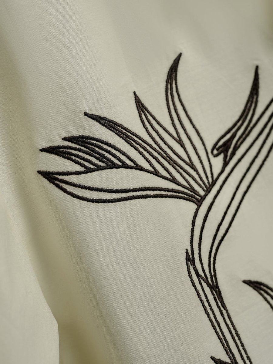 Leaf Embroidered - Men Shirt | Mydesignation