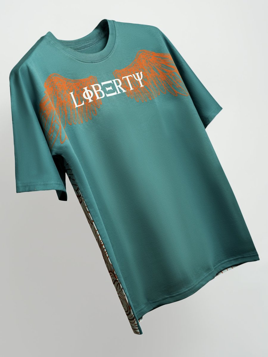 Liberty - Men Oversized T-shirt | Mydesignation