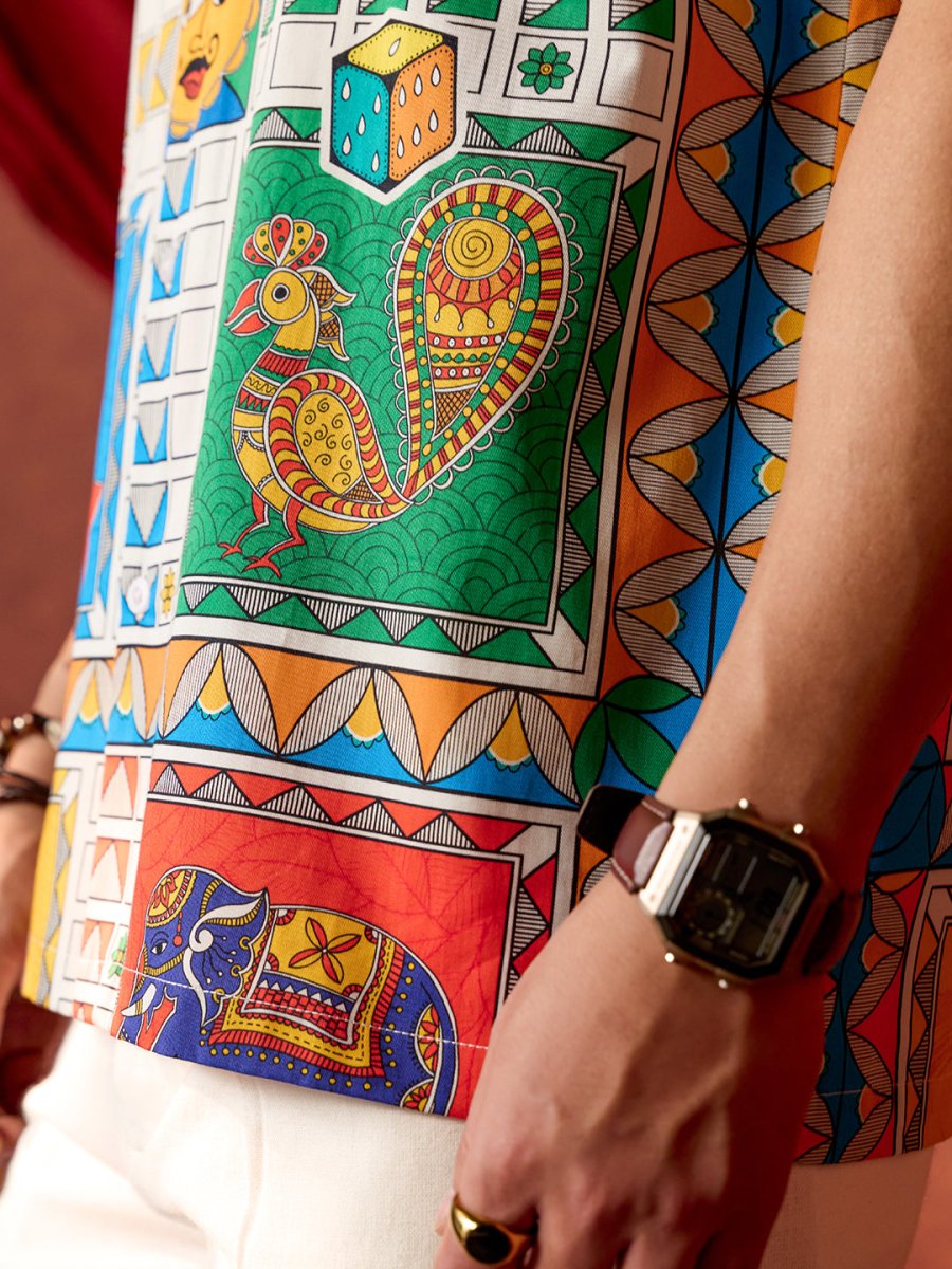 Madhubani Ludo - Shirt | Mydesignation