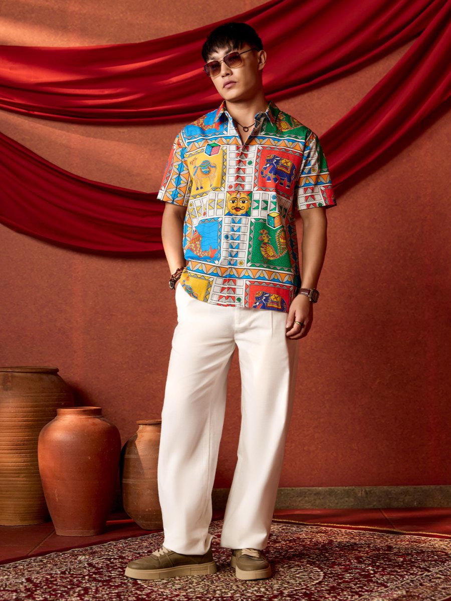Madhubani Ludo - Shirt | Mydesignation