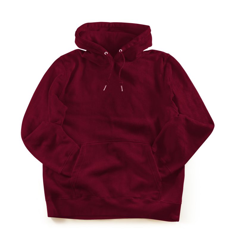 Maroon Basic Hoodie - Unisex Hooded Sweatshirt - Hoodies & Jackets | Mydesignation