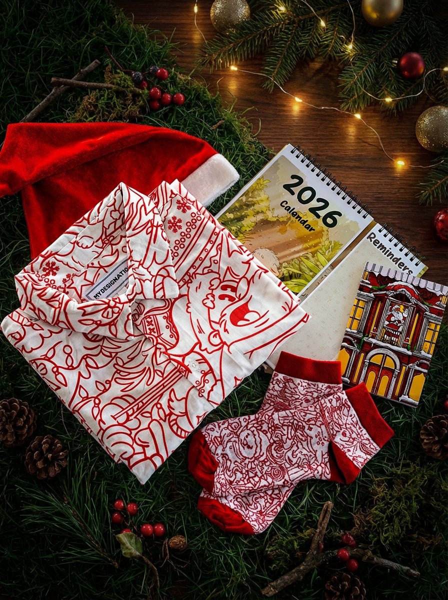 Merry Doodle Box - Santa&