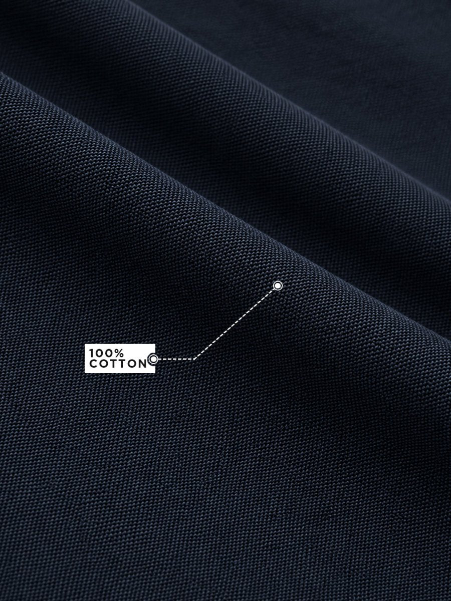 Navy Blue Cotton Shirt - Shirt | MyDesignation