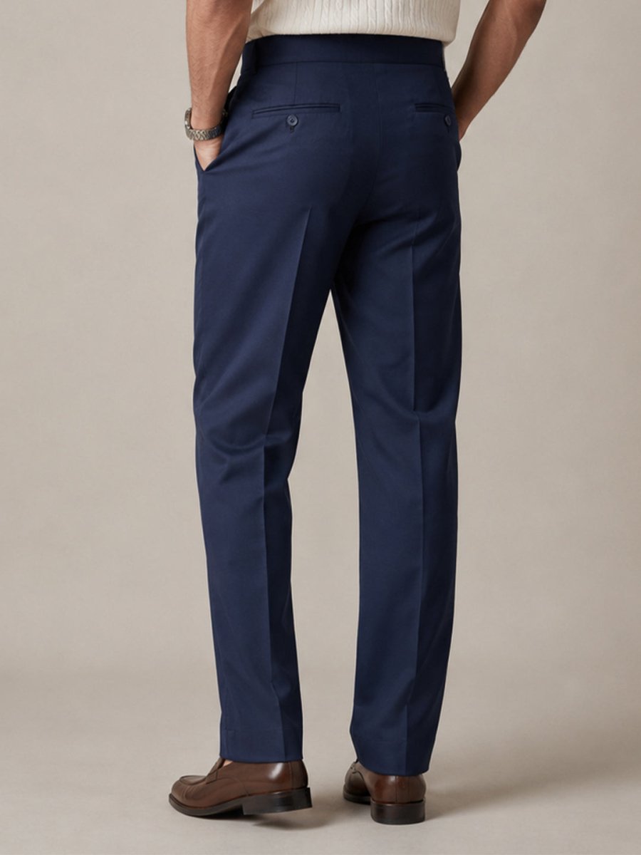 Navy Blue Gurkha Pants - Pants | MyDesignation