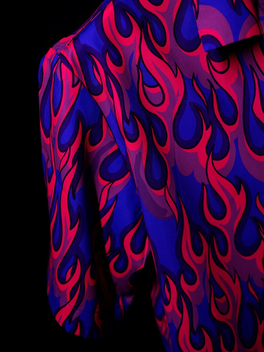 Neon Flame Shirt - Men Shirt | Mydesignation