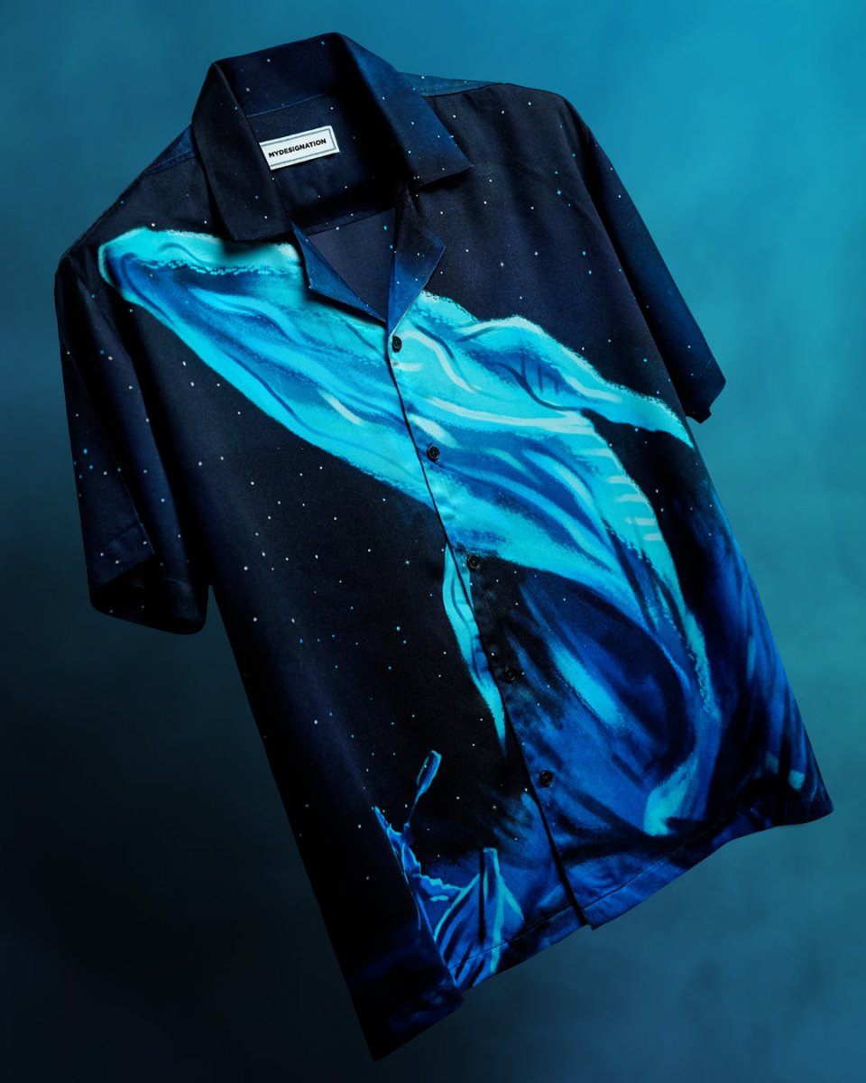 Neon Whale - Men Shirt | Mydesignation