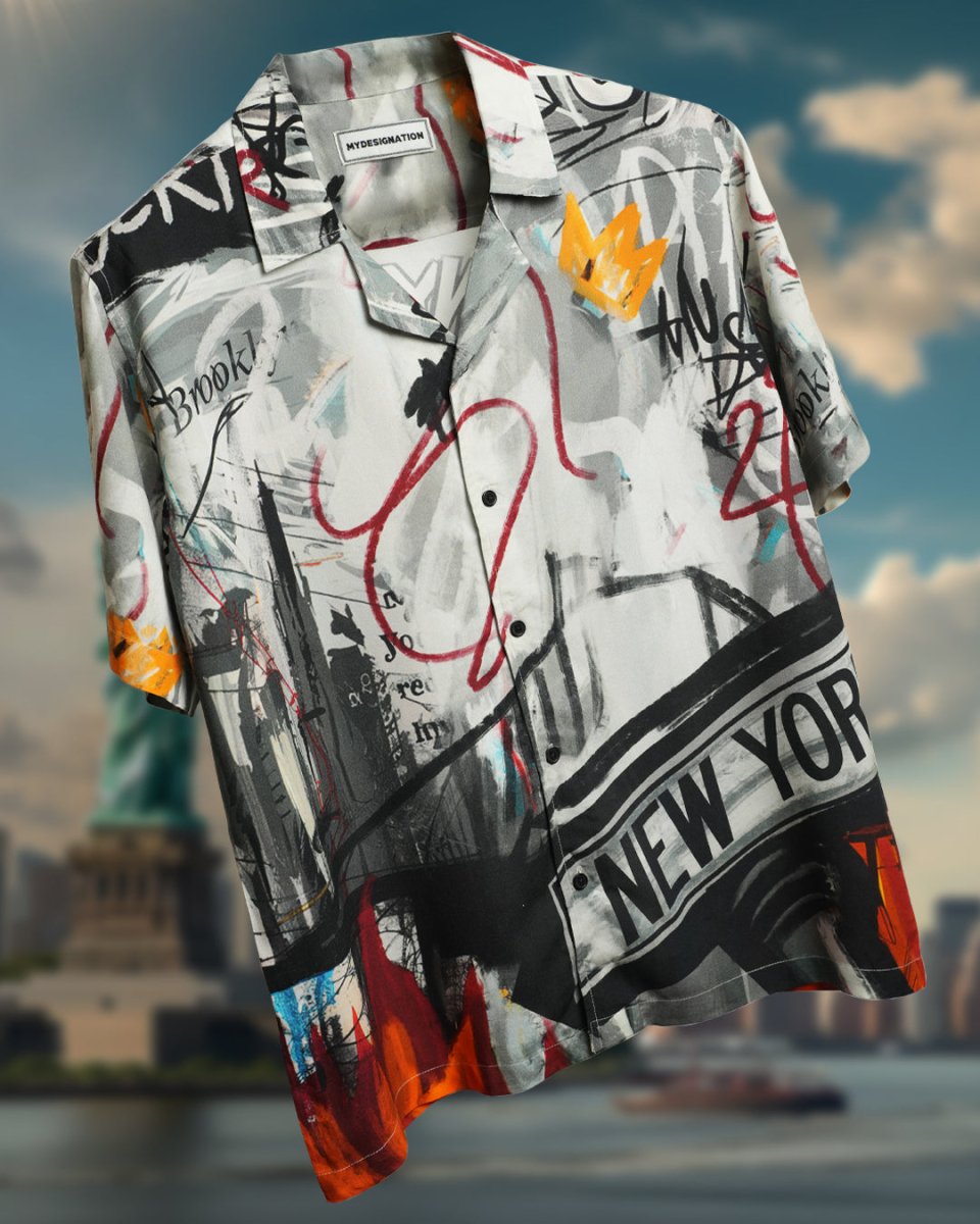 New York - Men Shirt | Mydesignation