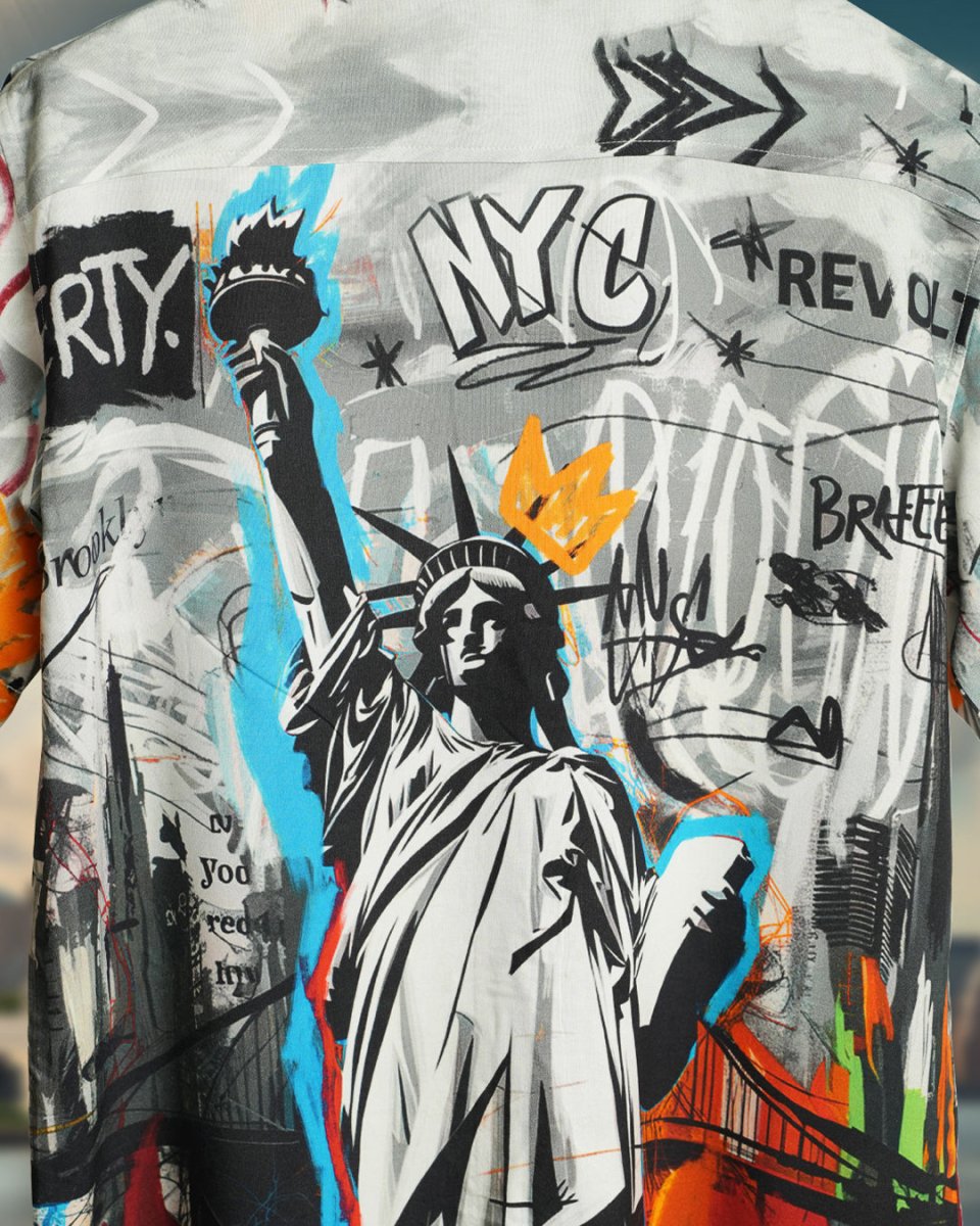 New York - Men Shirt | Mydesignation
