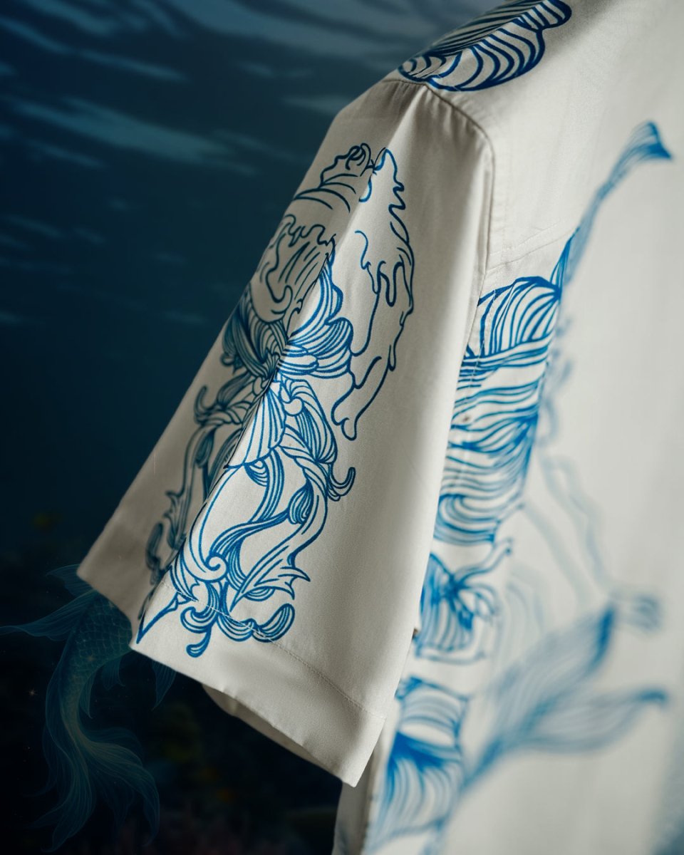 Ocean Blue - Men Shirt | Mydesignation