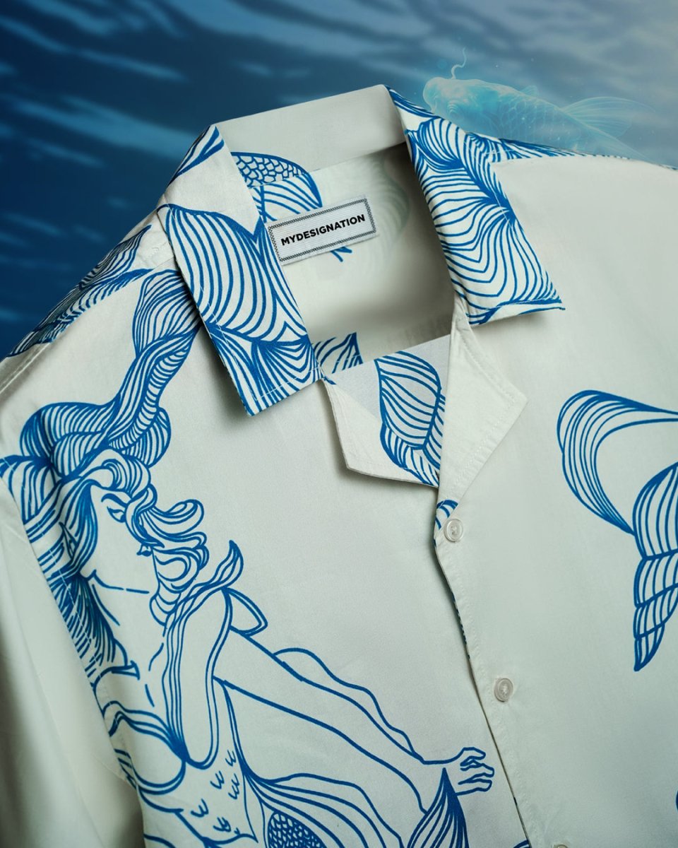 Ocean Blue - Men Shirt | Mydesignation