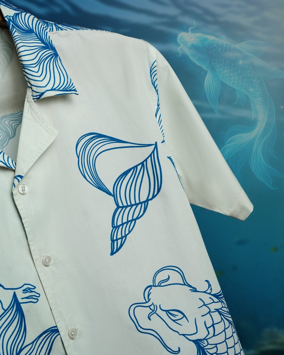 Ocean Blue - Men Shirt | Mydesignation