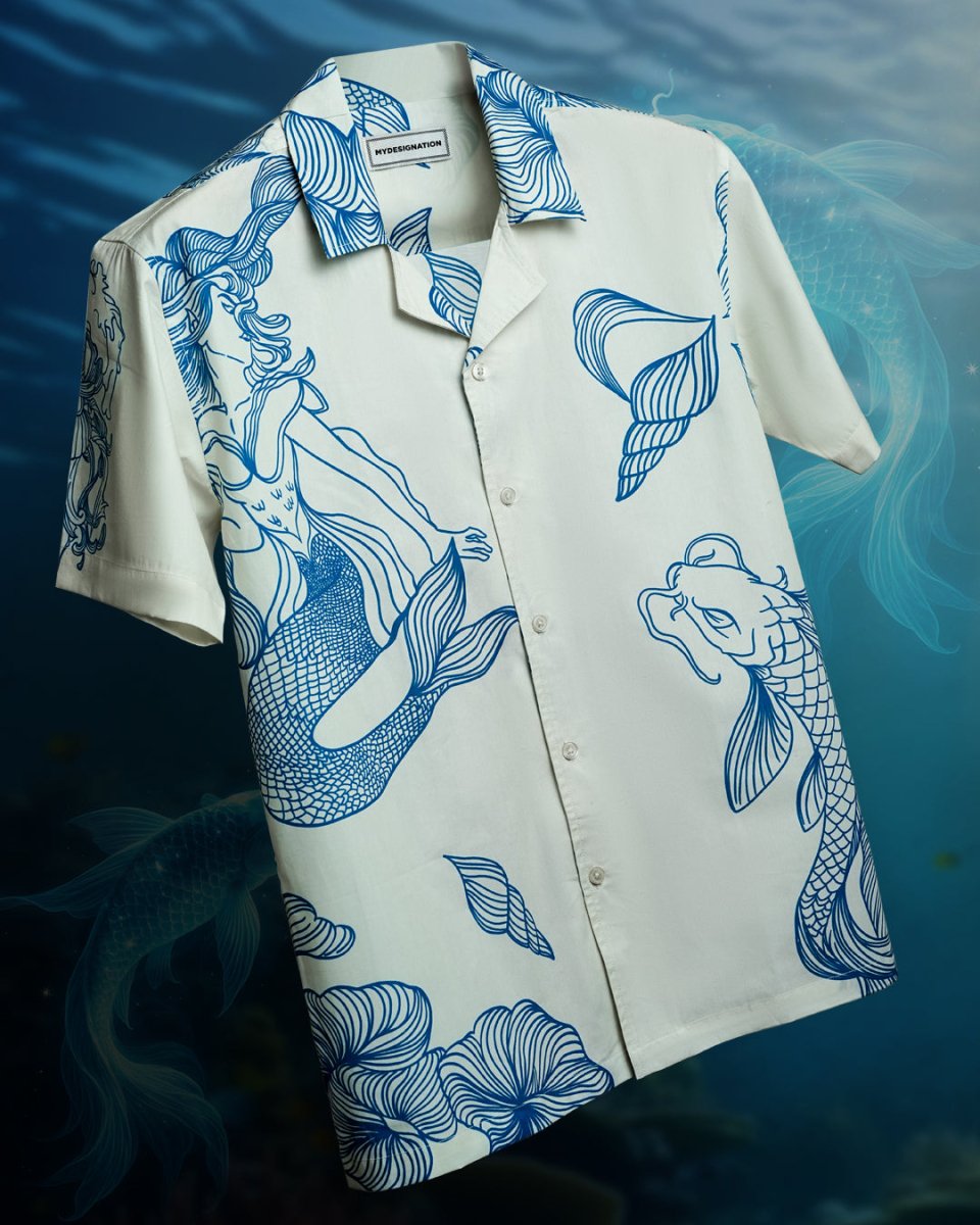 Ocean Blue - Men Shirt | Mydesignation