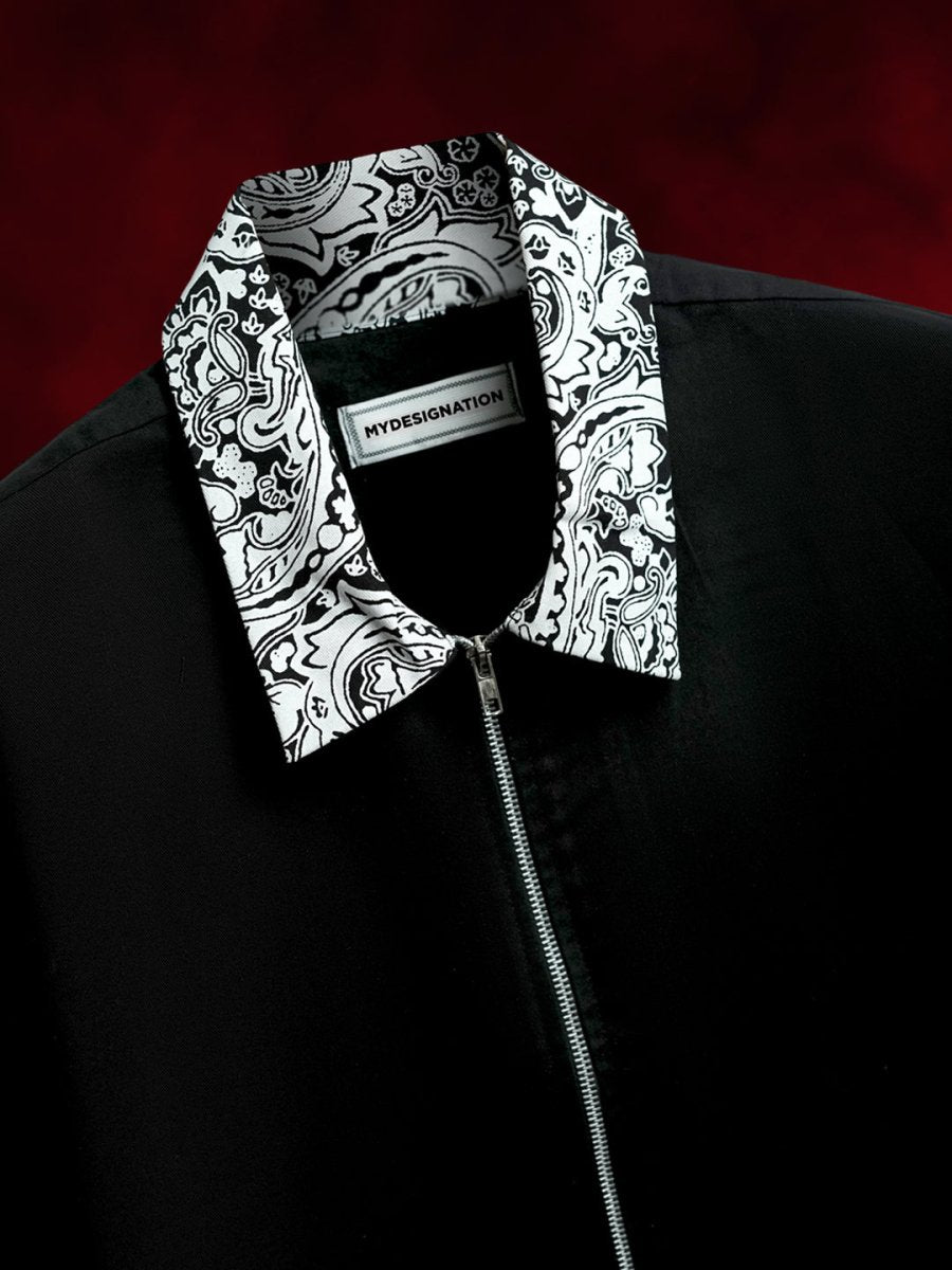 Paisley Denim Shirt - Men Shirt | Mydesignation