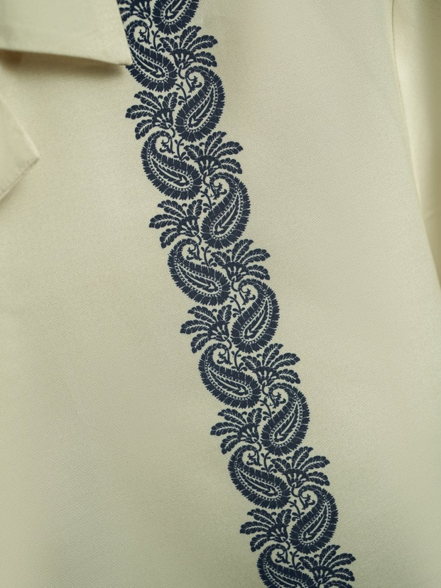 Paisley Panel - Men Shirt | Mydesignation