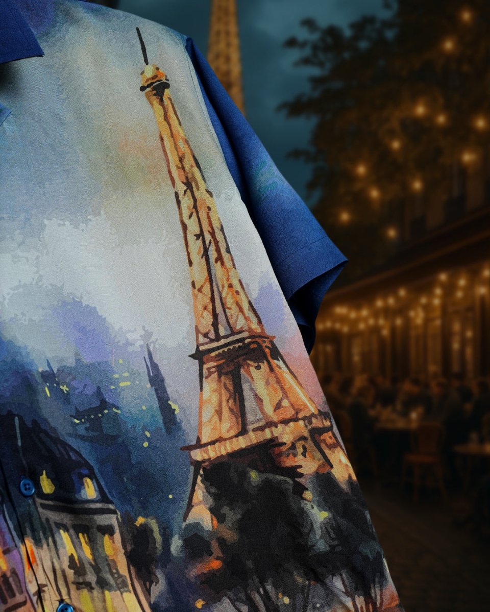 Paris Night - Men Shirt | Mydesignation