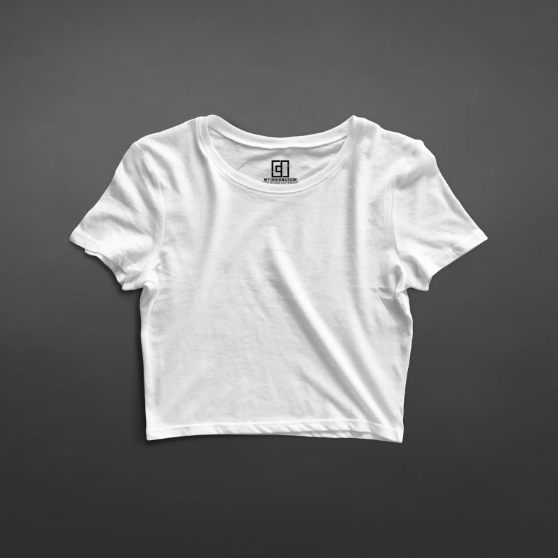 Peaceful White Crop Top - Crop Top | Mydesignation