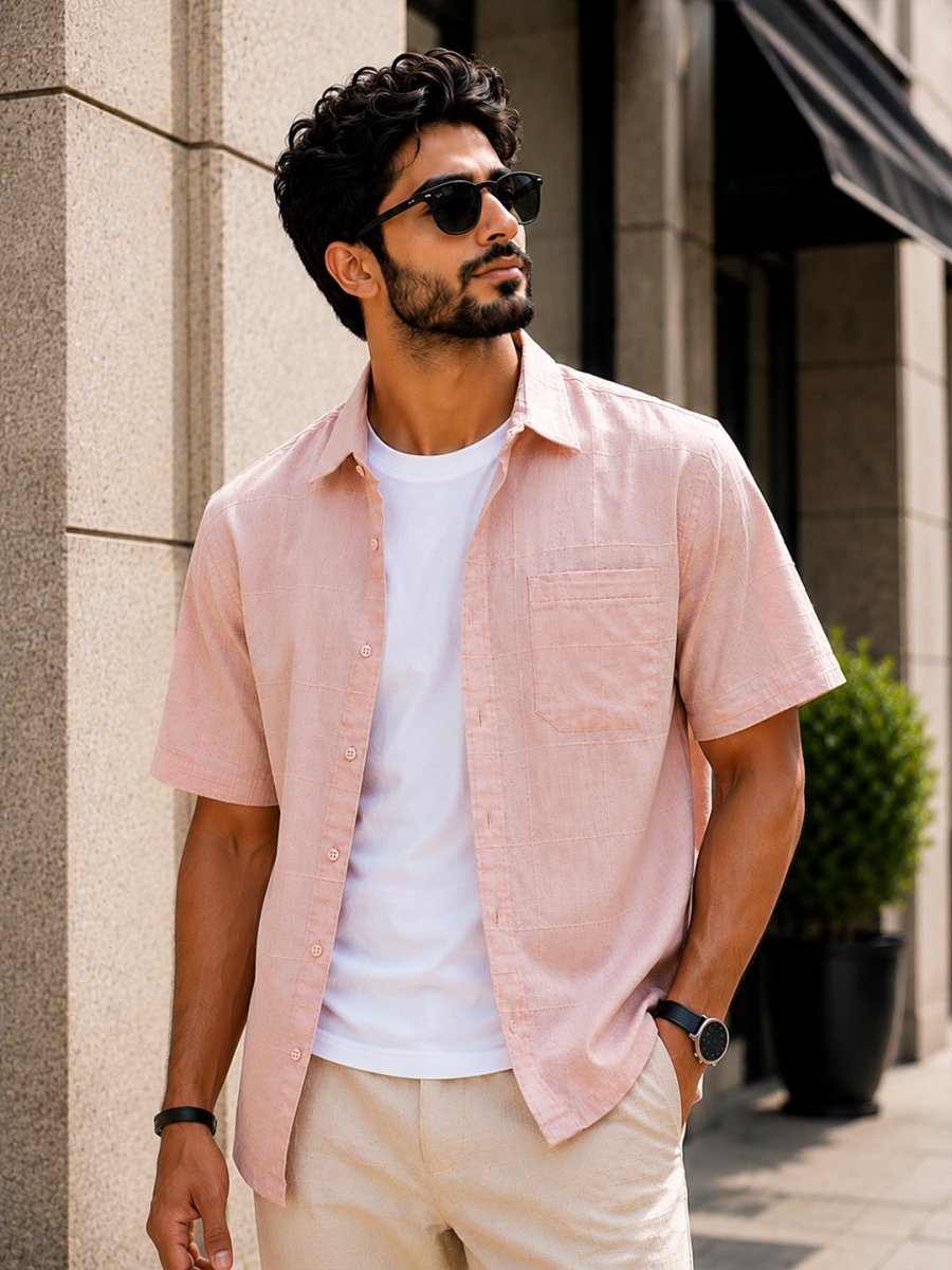 Pink Cotton Shirt - Shirt | MyDesignation