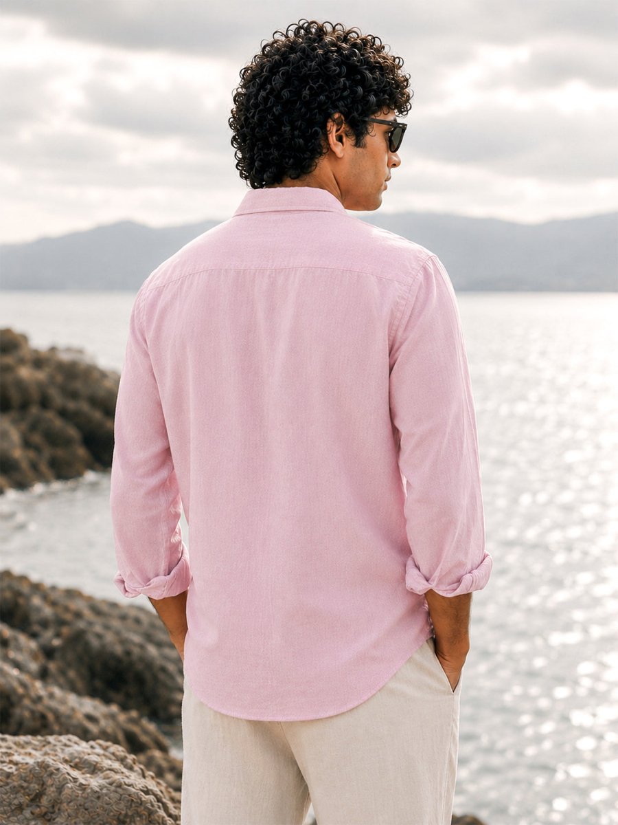 Pink Linen Shirt - Shirt | MyDesignation