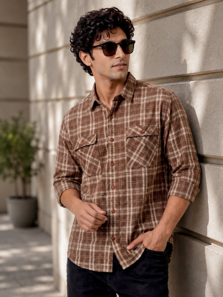 Plaid: Chocolate - Shirt | MyDesignation