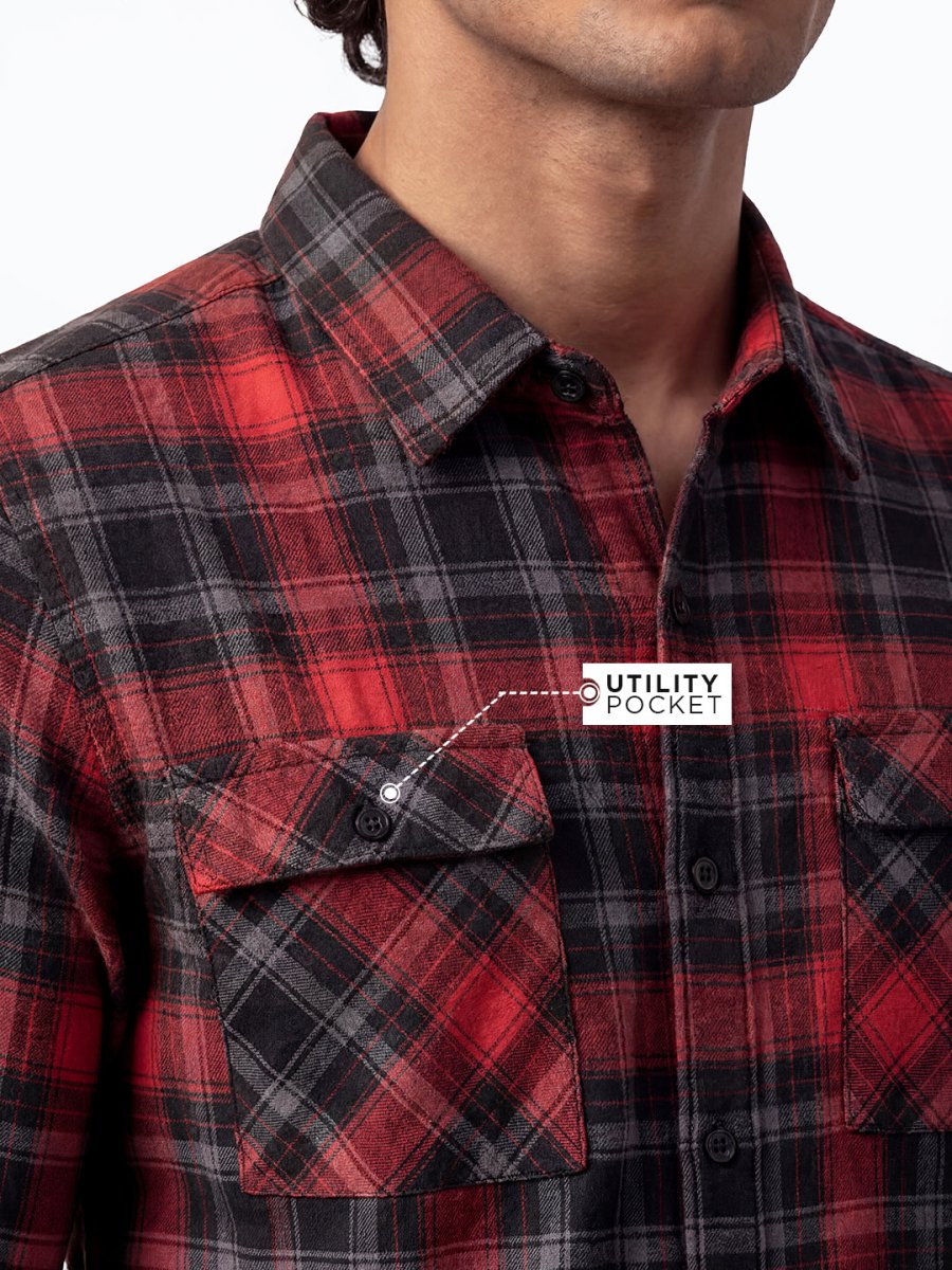 Plaid: Crimson - Shirt | MyDesignation