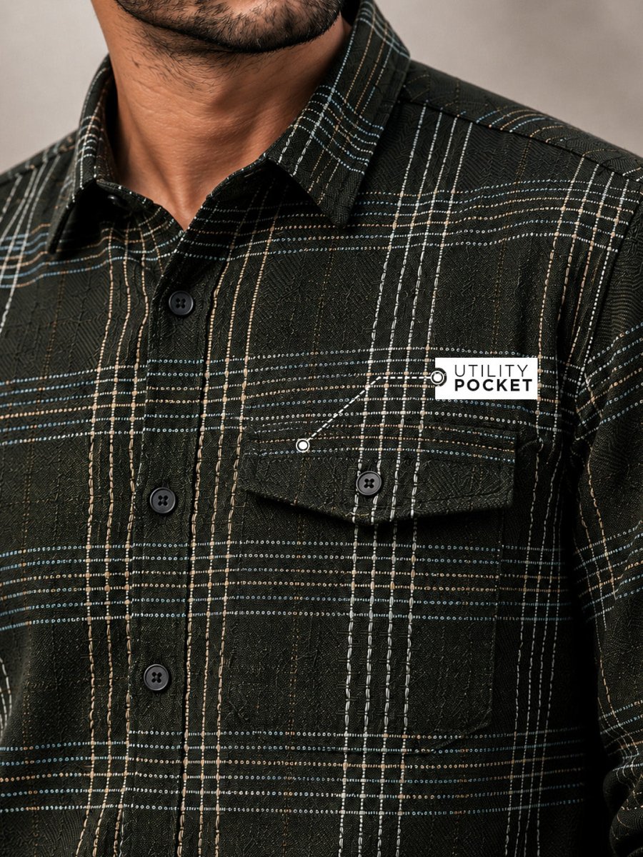 Plaid: Olive Grey - Shirt | MyDesignation