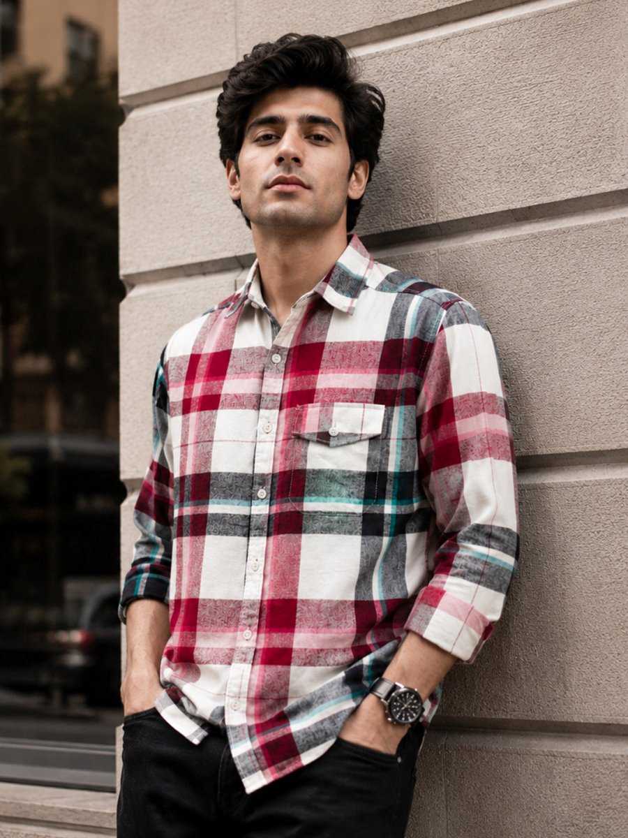 Plaid: Red - Shirt | MyDesignation