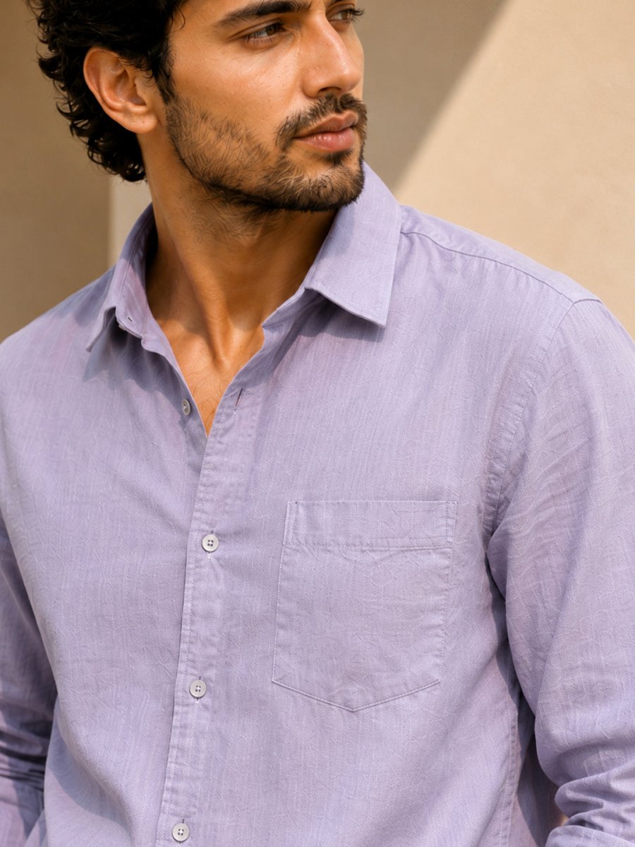 Purple Cotton Shirt - Shirt | MyDesignation