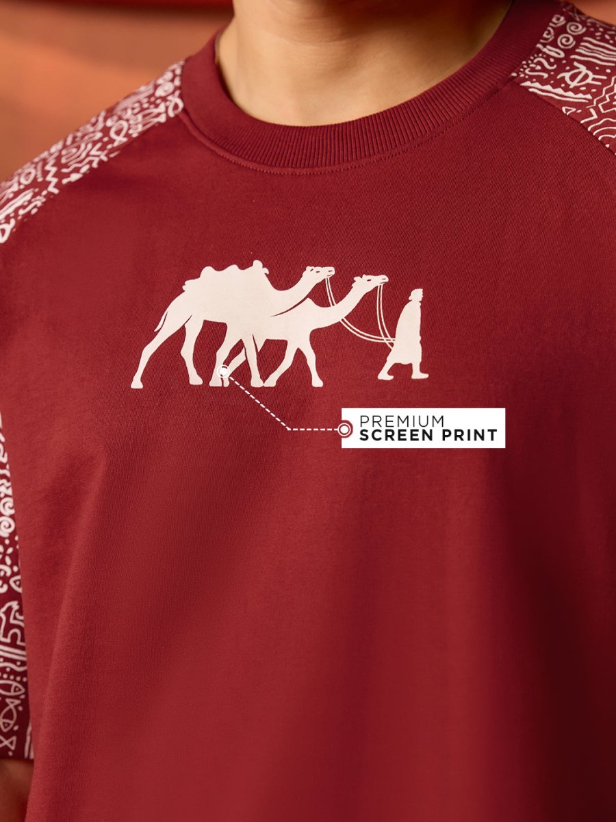 Rajasthani Folk - Oversized T-shirt | Mydesignation