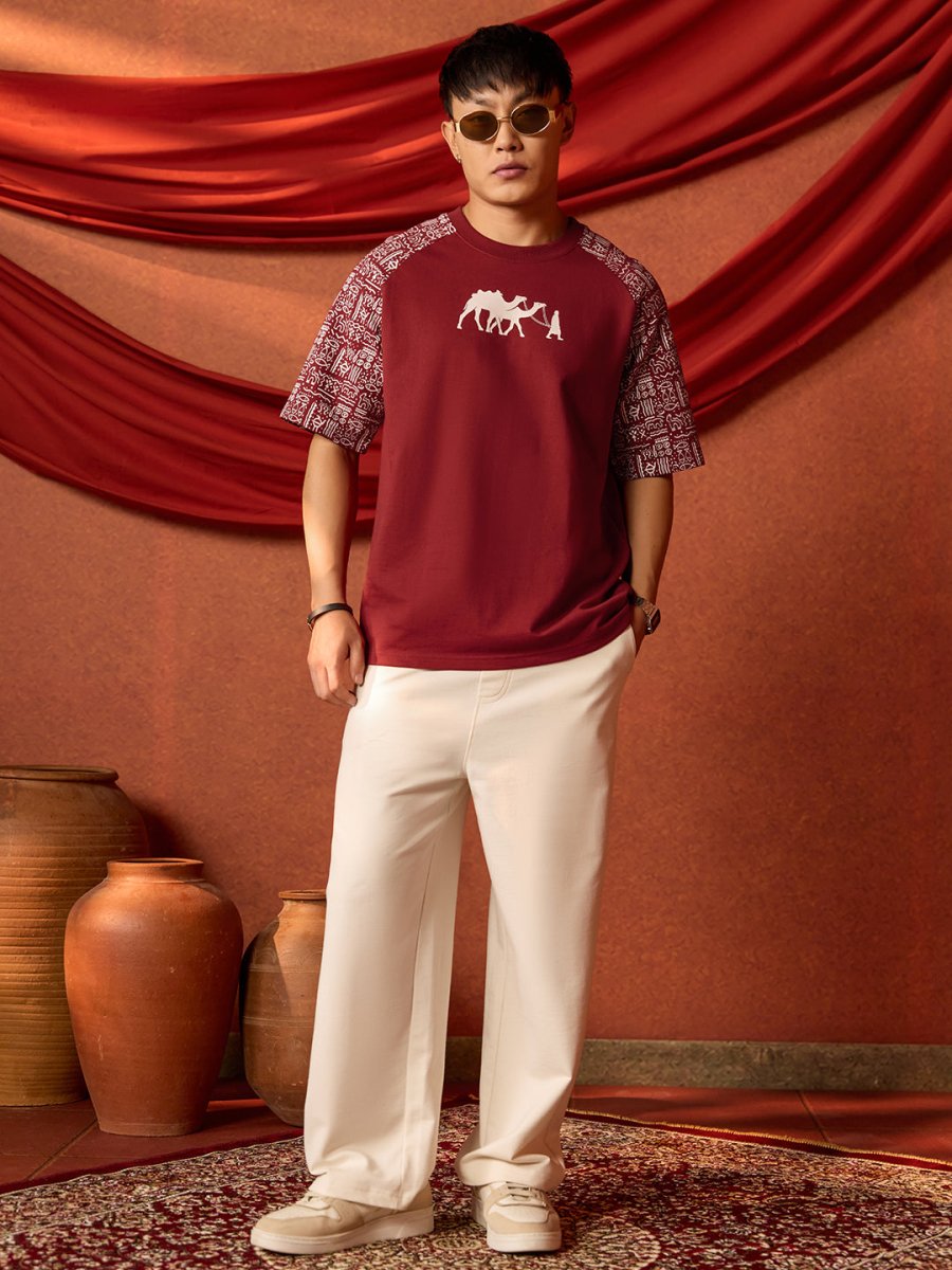 Rajasthani Folk - Oversized T-shirt | Mydesignation