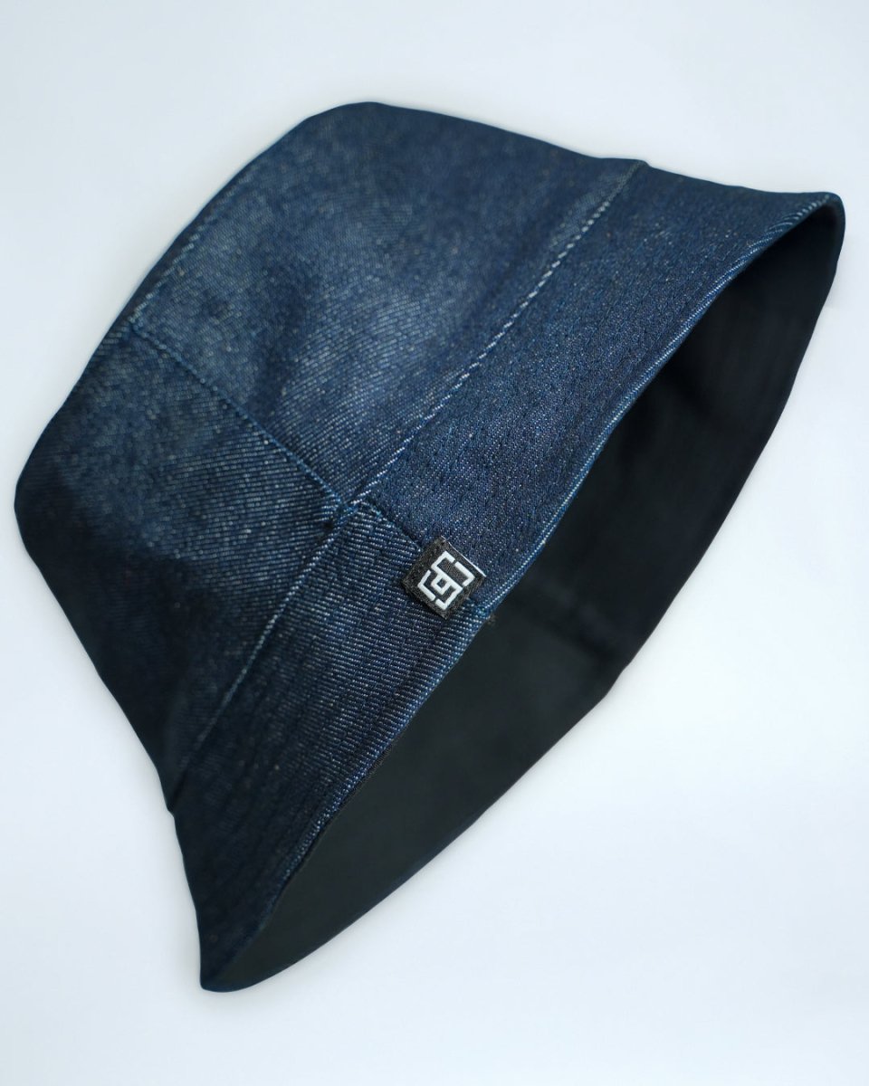 Reverse Denim Bucket Hat - | Mydesignation