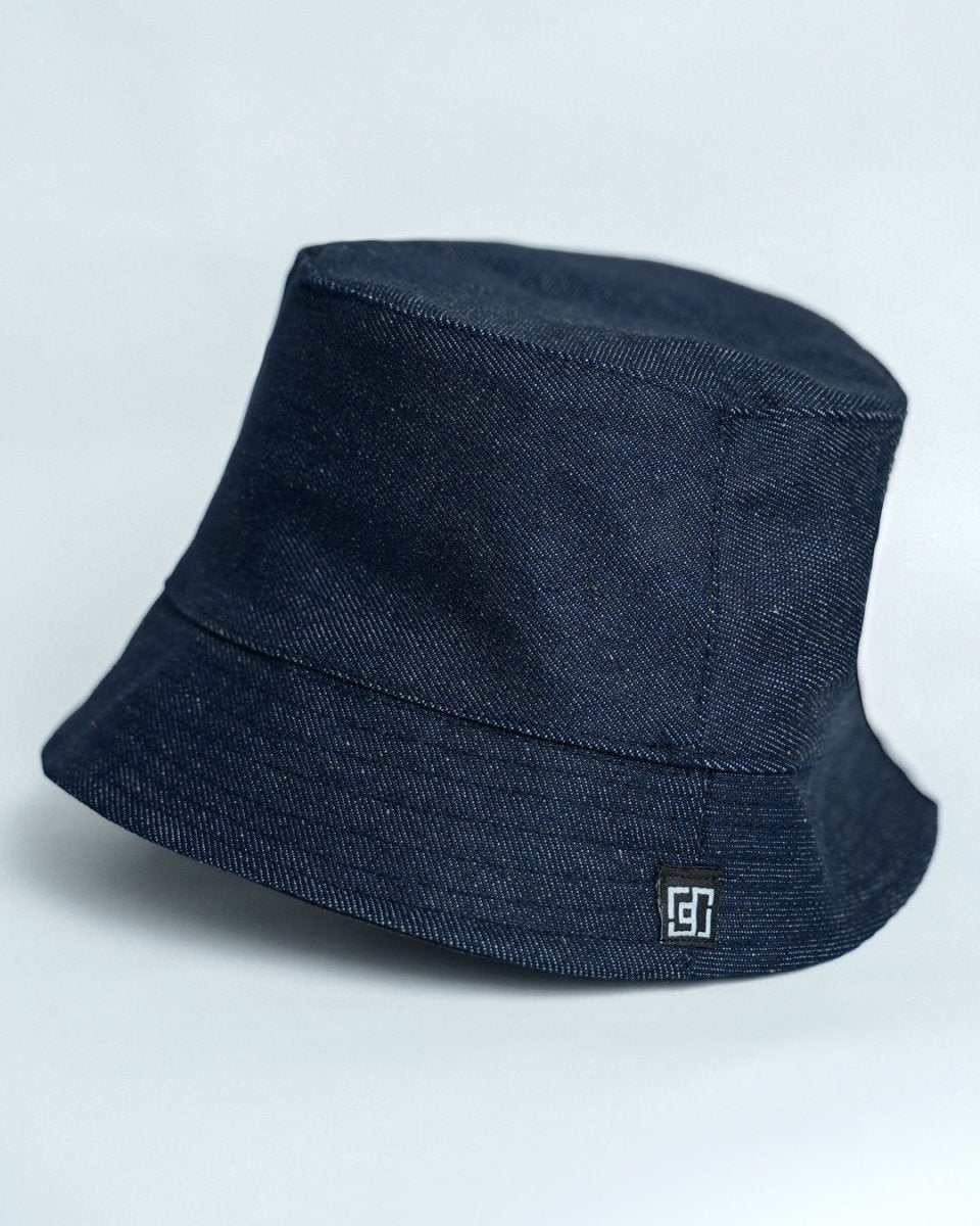 Reverse Denim Bucket Hat - | Mydesignation