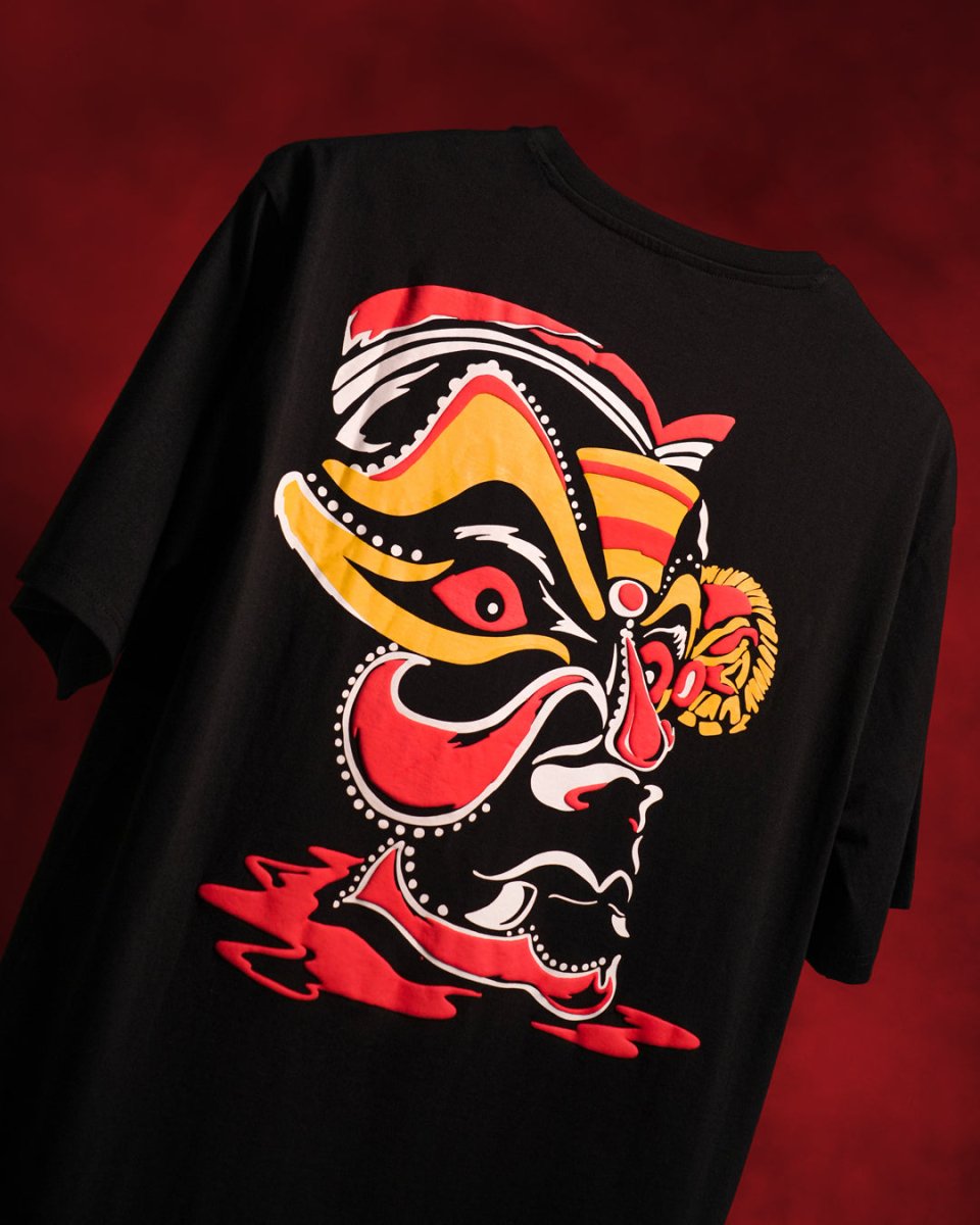 Roudram - 3D Puff Print - Men Oversized T-shirt | Mydesignation