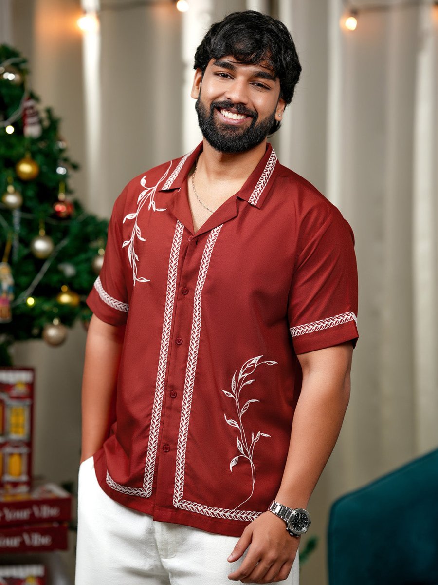 Royal Embroidered Shirt - Men Shirt | Mydesignation