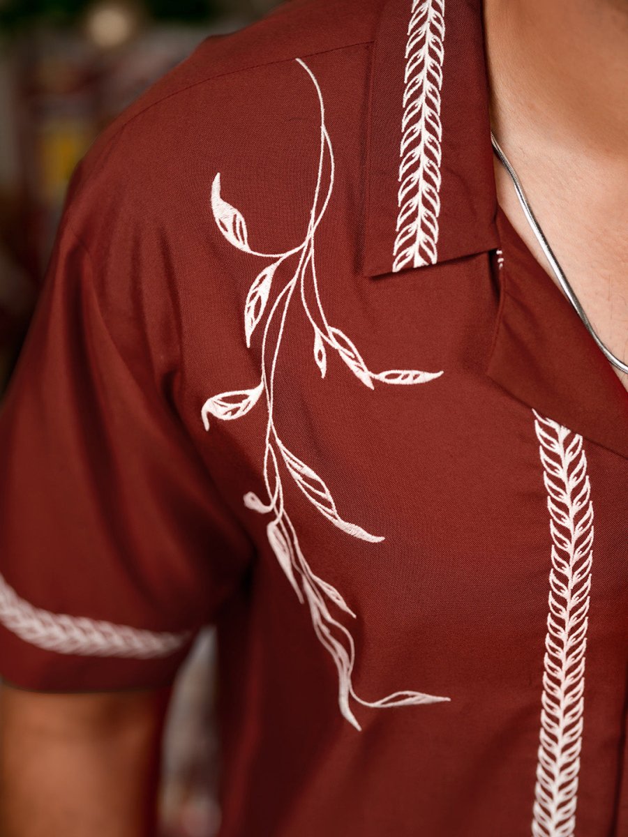 Royal Embroidered Shirt - Men Shirt | Mydesignation