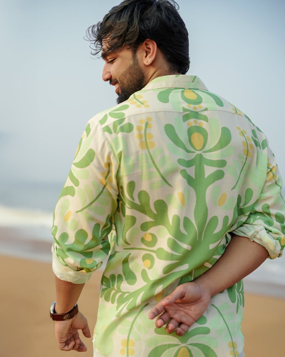 Sage Green - Men Shirt | Mydesignation