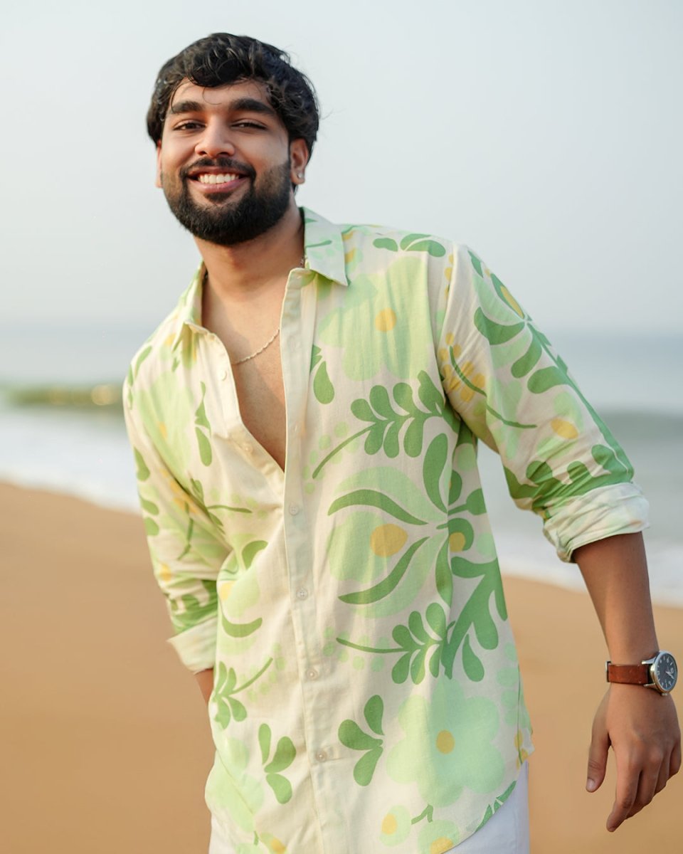 Sage Green - Men Shirt | Mydesignation