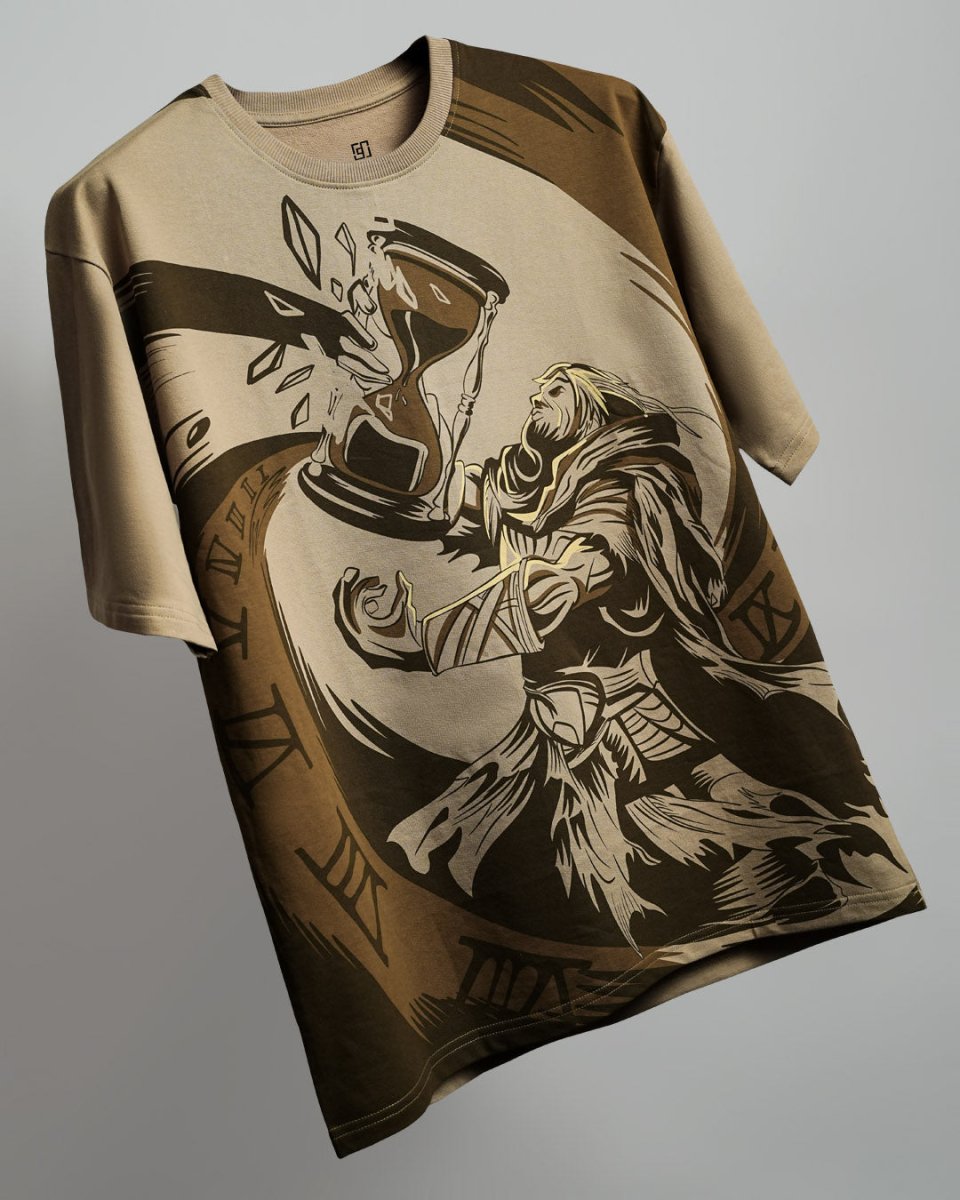 Sands of Time - Men Oversized T-shirt | Mydesignation