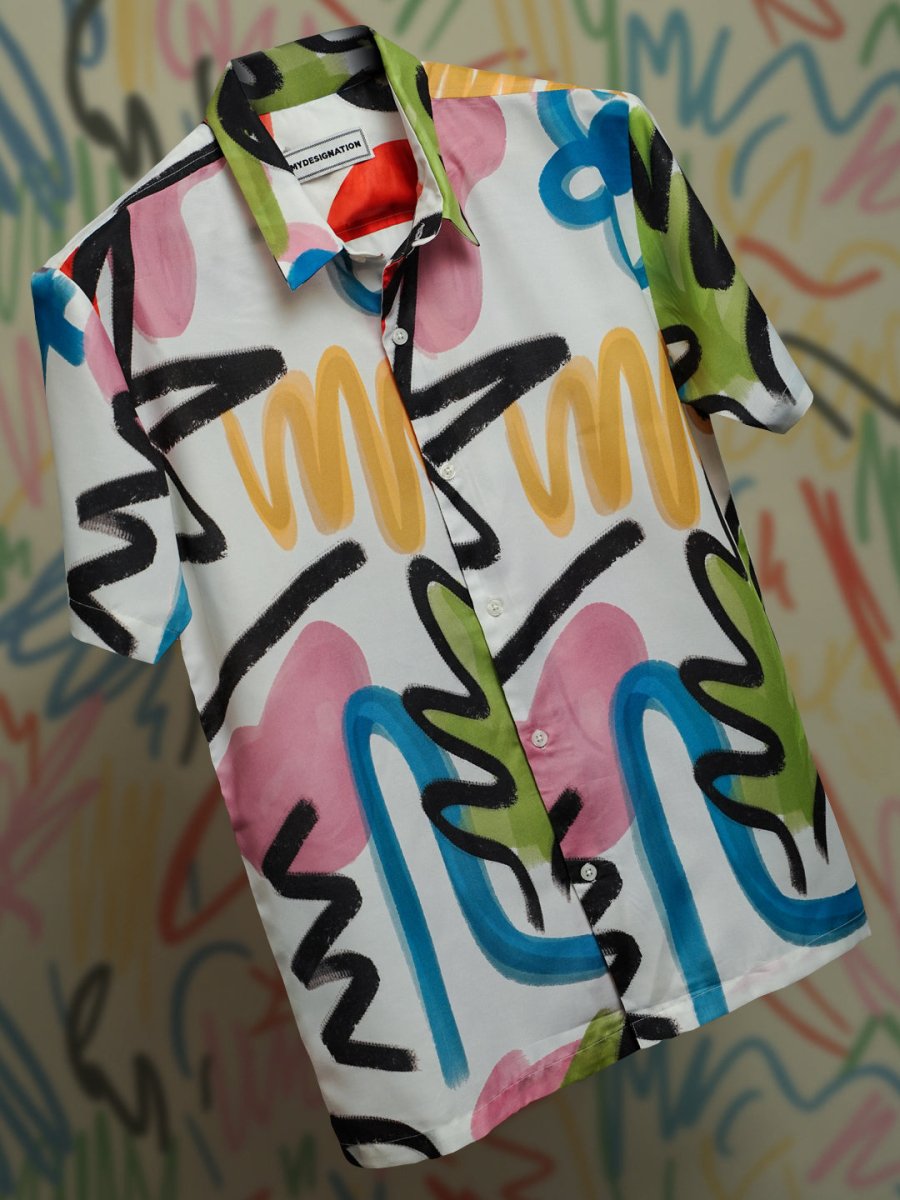 Scribble - Men Shirt | Mydesignation