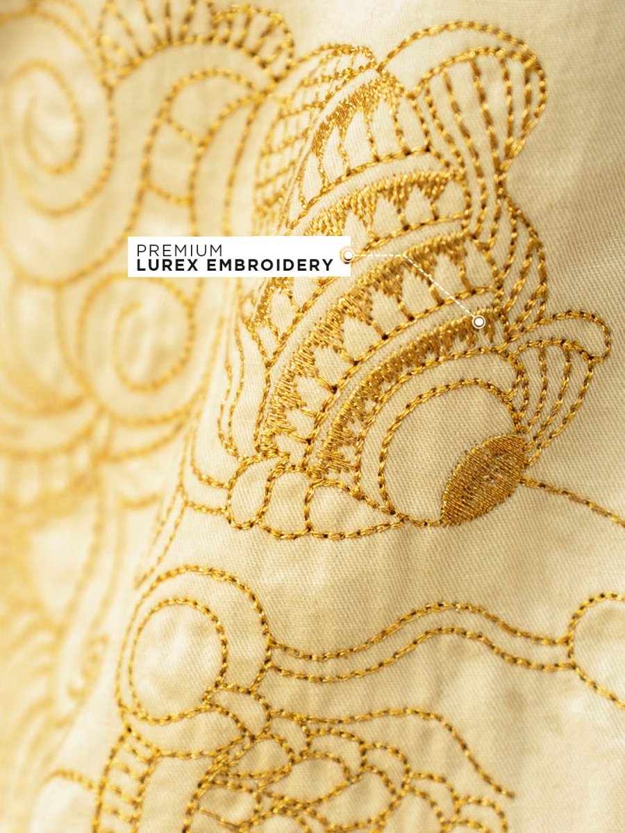 Simha Yali Embroidered Shirt - Shirt | Mydesignation