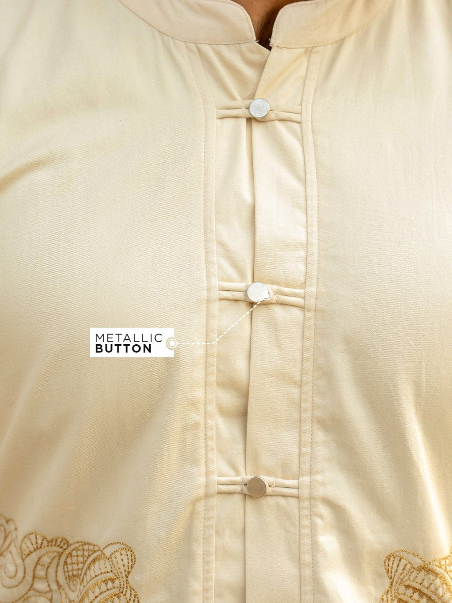 Simha Yali Embroidered Shirt - Shirt | Mydesignation